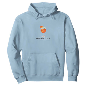 Aperol Spritz Lover Hoodie In My Spritz Era Holy TS02 Light Blue Print Your Wear