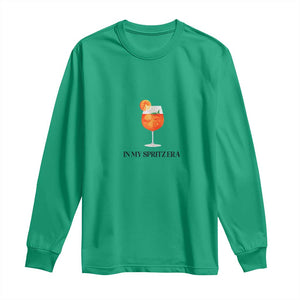 Aperol Spritz Lover Long Sleeve Shirt In My Spritz Era Holy TS02 Irish Green Print Your Wear