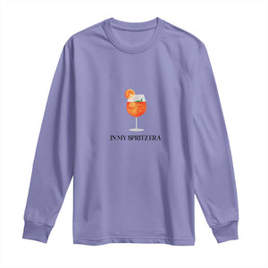 Aperol Spritz Lover Long Sleeve Shirt In My Spritz Era Holy TS02 Violet Print Your Wear