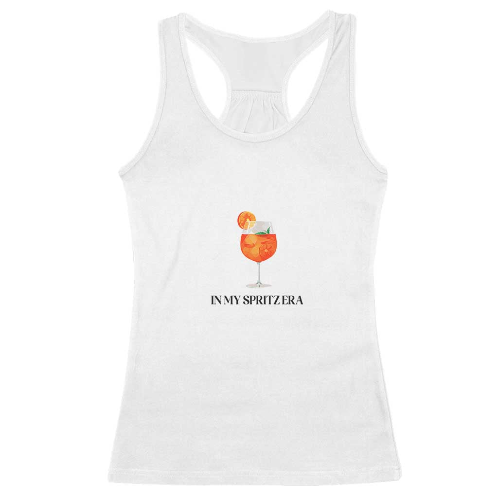 Aperol Spritz Lover Racerback Tank Top In My Spritz Era Holy TS02 White Print Your Wear