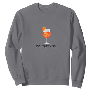 Aperol Spritz Lover Sweatshirt In My Spritz Era Holy TS02 Charcoal Print Your Wear