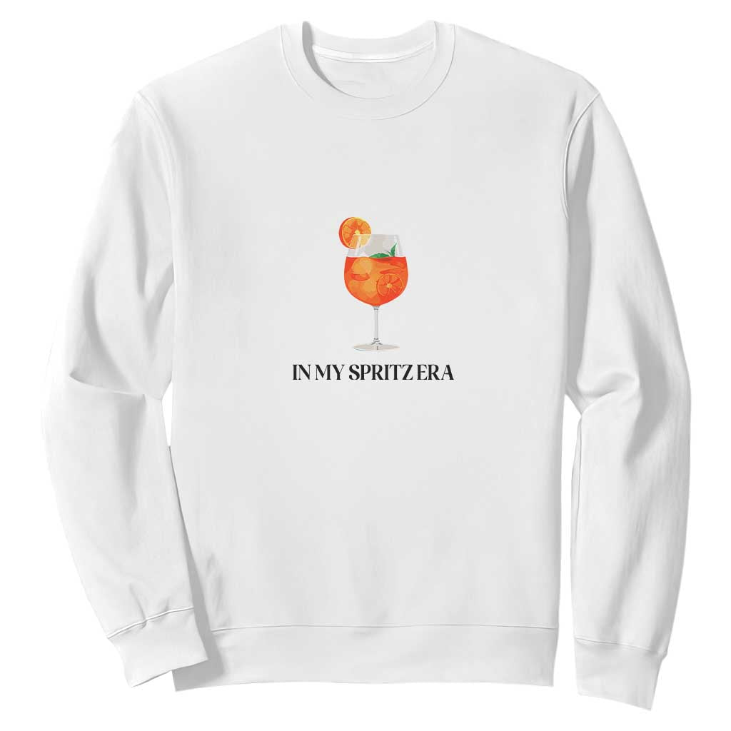 Aperol Spritz Lover Sweatshirt In My Spritz Era Holy TS02 White Print Your Wear