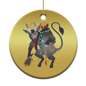 Xmas Merry Krampus Christmas Ornament Naughty Horror Evil Xmas Psychobilly TS02 Print Your Wear