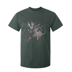 Christmas Merry Krampus T Shirt For Kid Naughty Horror Evil Xmas Psychobilly TS02 Dark Forest Green Print Your Wear