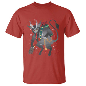 Christmas Merry Krampus T Shirt Naughty Horror Evil Xmas Psychobilly TS02 Red Print Your Wear