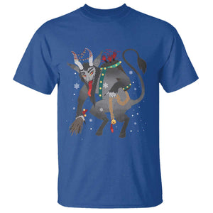 Christmas Merry Krampus T Shirt Naughty Horror Evil Xmas Psychobilly TS02 Royal Blue Print Your Wear