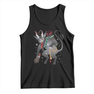 Christmas Merry Krampus Tank Top Naughty Horror Evil Xmas Psychobilly TS02 Black Print Your Wear