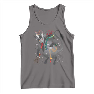 Christmas Merry Krampus Tank Top Naughty Horror Evil Xmas Psychobilly TS02 Deep Heather Print Your Wear