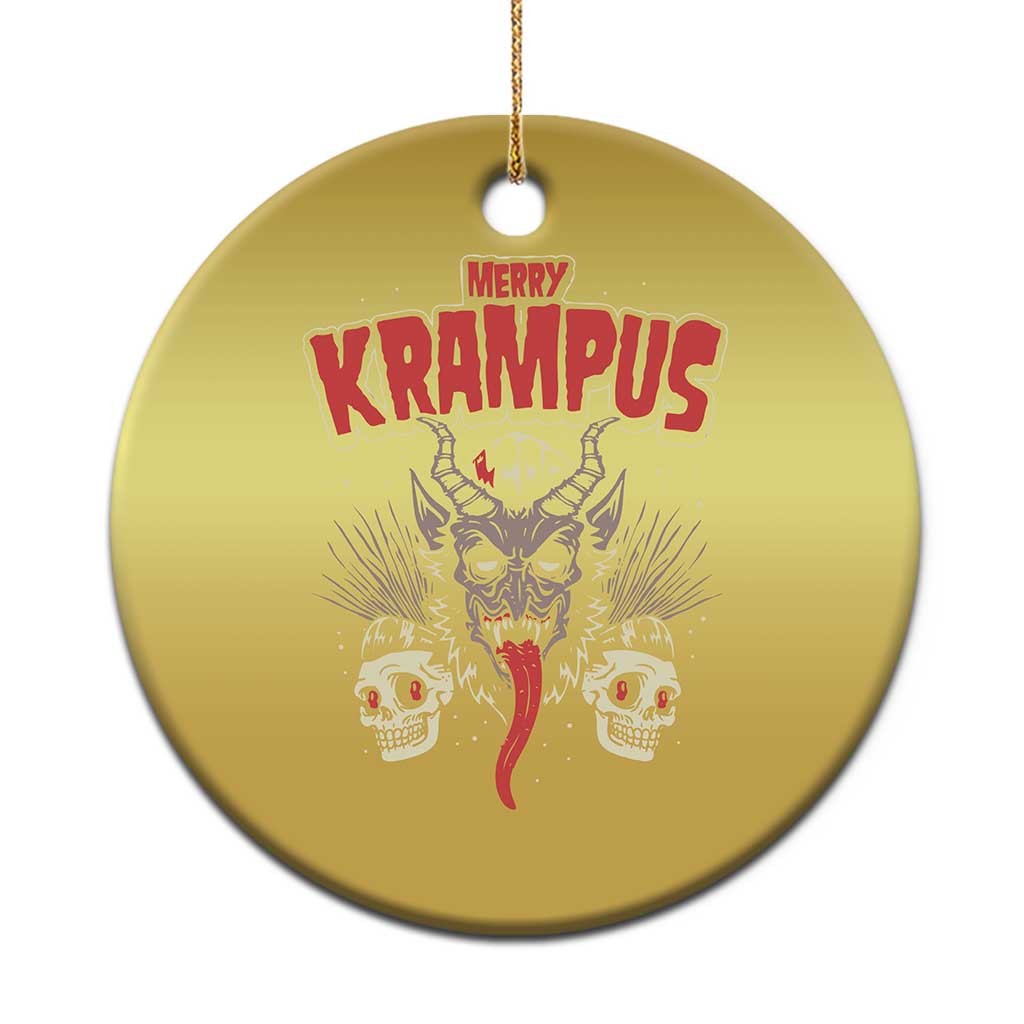 Merry Krampus Xmas Christmas Ornament Naughty Xmas Psychobilly Horror TS02 Print Your Wear