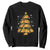 Taco Christmas Tree Sweatshirt Mexican Food Tacos Lover Xmas in Mexico TS02 Black Print Your Wear