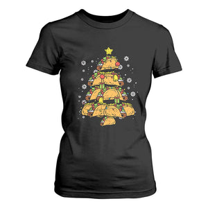 Taco Christmas Tree T Shirt For Women Mexican Food Tacos Lover Xmas in Mexico TS02 Black Print Your Wear