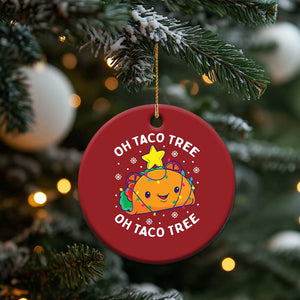 Taco Xmas Tree Christmas Ornament Oh Taco Tree Cute Xmas Mexican Food Lover TS02 Print Your Wear