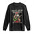 Heavy Metal Santa Long Sleeve Shirt Playing Guitar Christmas Rock Music Lover TS02 Black Print Your Wear