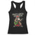 Heavy Metal Santa Racerback Tank Top Playing Guitar Christmas Rock Music Lover TS02 Black Print Your Wear