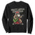 Heavy Metal Santa Sweatshirt Playing Guitar Christmas Rock Music Lover TS02 Black Print Your Wear