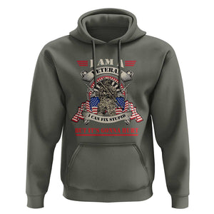 Funny Veteran Hoodie I Can Fix Stupid But It's Gonna Hurt TS02 Military Green Print Your Wear