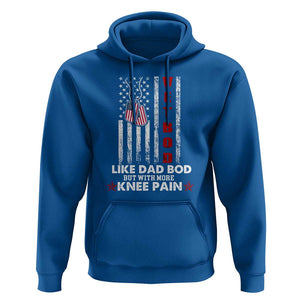 American Vetbod Hoodie Like Dad Bod But With More Knee Pain Patriotic Dog Tag US Flag TS02 Royal Blue Print Your Wear