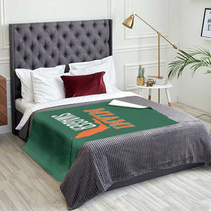 Miami Swagger Pride Throw Blanket Florida State Map Local Love TS02 Print Your Wear