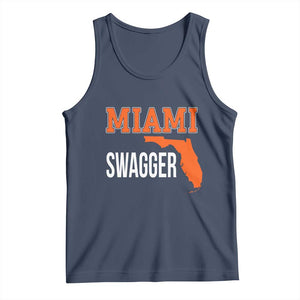 Miami Swagger Pride Tank Top Florida State Map Local Love TS02 Navy Print Your Wear