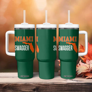 Miami Swagger Pride Tumbler With Handle Florida State Map Local Love TS02 Print Your Wear