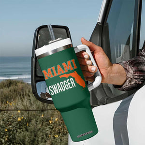 Miami Swagger Pride Tumbler With Handle Florida State Map Local Love TS02 Print Your Wear