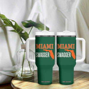 Miami Swagger Pride Tumbler With Handle Florida State Map Local Love TS02 Print Your Wear