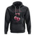 In My Coquette Era Hoodie Pink Bow Cherry TS02 Black Printyourwear