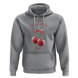 In My Coquette Era Hoodie Red Bow Cherry TS02 Sport Gray Printyourwear