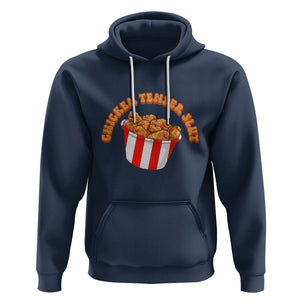 Funny Chicken Tender Slut Hoodie Tendies Bucket TS02 Navy Printyourwear