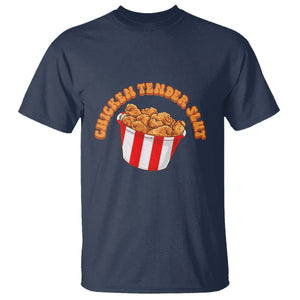 Funny Chicken Tender Slut T Shirt Tendies Bucket TS02 Navy Printyourwear