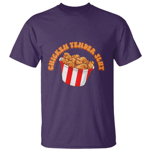 Funny Chicken Tender Slut T Shirt Tendies Bucket TS02 Purple Printyourwear