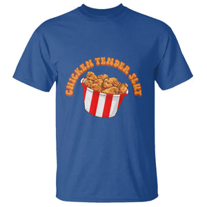 Funny Chicken Tender Slut T Shirt Tendies Bucket TS02 Royal Blue Printyourwear