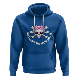 Funny Stepmom Hoodie Badass Bonus Mom TS02 Royal Blue Printyourwear