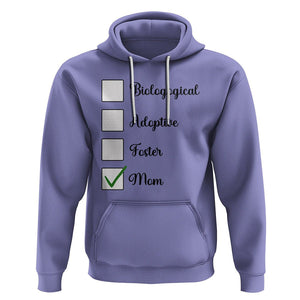 Adoptive Mom Hoodie Biological Adoptive Foster Mom TS02 Violet Printyourwear