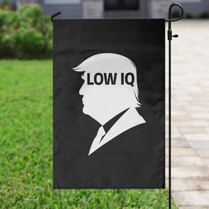 Low IQ Political Silhouette Profile Humor Garden Flag Satirical Politics Subtle Hate TS02 Print Your Wear