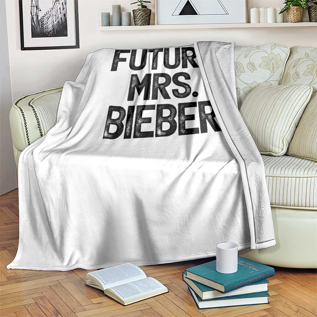 Future Mrs. Pop Star Bride to Be Throw Blanket Iconic Music Fan Gift Vintage TS02 Print Your Wear