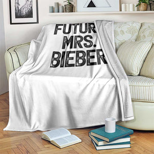 Future Mrs. Pop Star Bride to Be Throw Blanket Iconic Music Fan Gift Vintage TS02 Print Your Wear