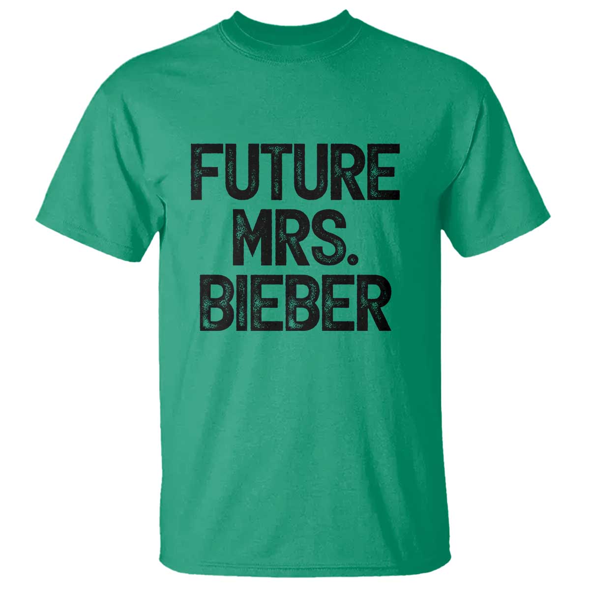 Future Mrs. Pop Star Bride to Be T Shirt Iconic Music Fan Gift Vintage TS02 Irish Green Print Your Wear