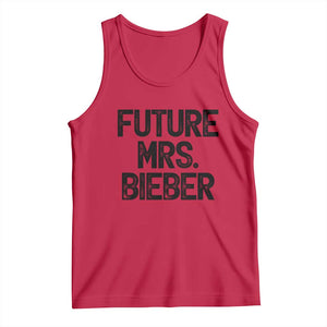 Future Mrs. Pop Star Bride to Be Tank Top Iconic Music Fan Gift Vintage TS02 Red Print Your Wear