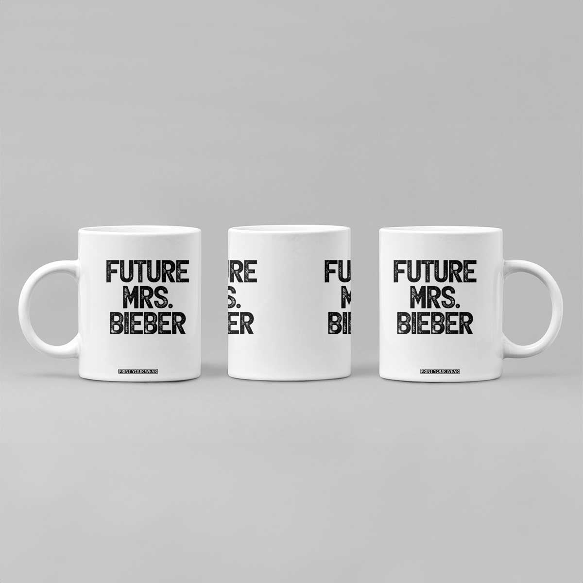 Future Mrs. Pop Star Bride to Be Coffee Mug Iconic Music Fan Gift Vintage TS02 Print Your Wear