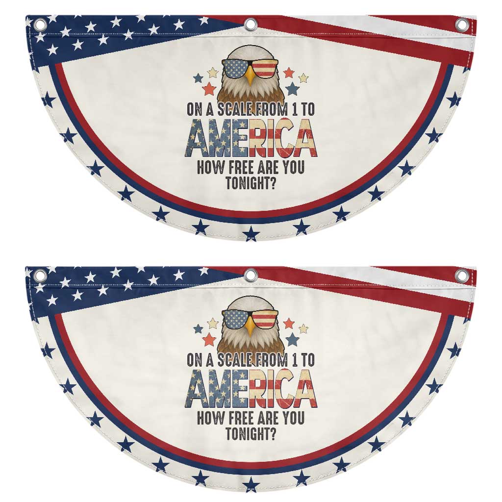 American Bald Eagle Patriotic Fan Flag How Free Are You Tonight 4th of July TS02 2pcs pack Classic Beige Print Your Wear