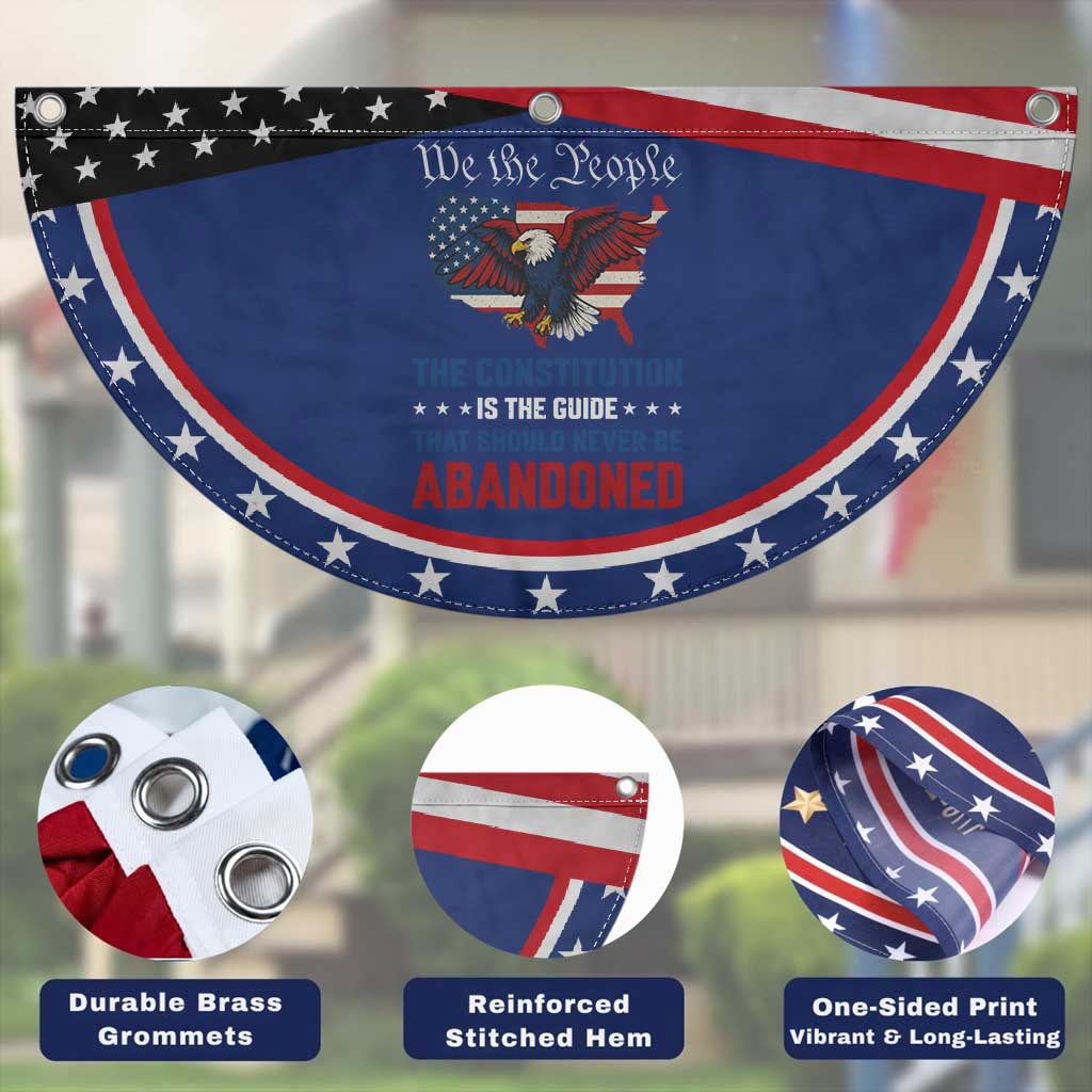 We the People American Eagle Patriotic Fan Flag Defend the Constitution American Flag TS02 Print Your Wear