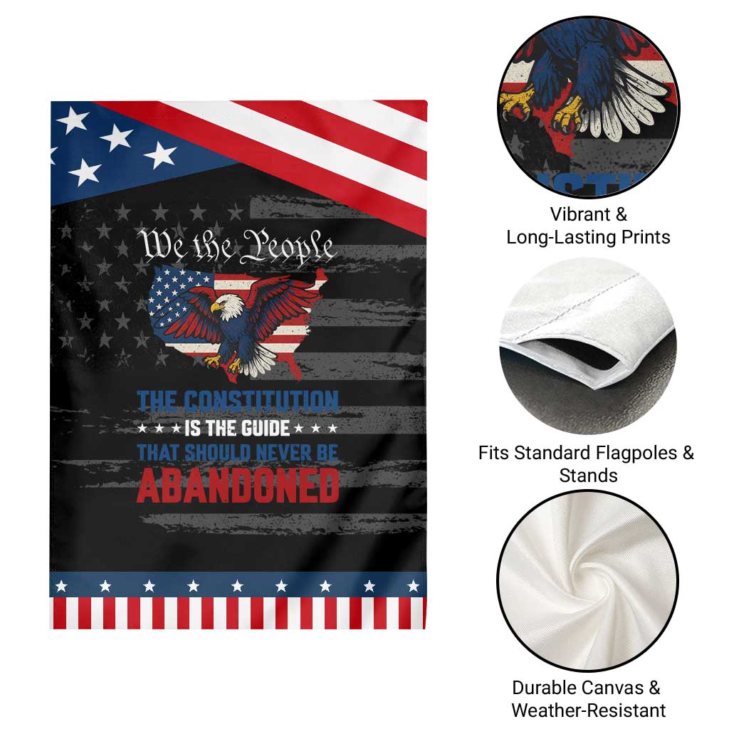 We the People Patriotic Eagle Garden Flag Defend the Constitution American Flag TS02 Print Your Wear