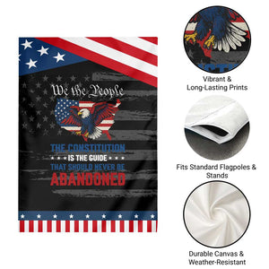 We the People Patriotic Eagle Garden Flag Defend the Constitution American Flag TS02 Print Your Wear
