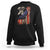 US Pride Sweatshirt American Flag With Combat Boots And Dog Tags TS02 Dark Heather Printyourwear