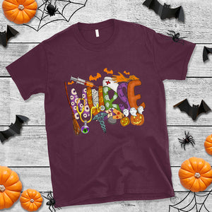 Halloween Nurse T Shirt Spooky Season Nurse Witch Ghost Halloween Costume TS02 Printyourwear