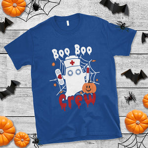 Halloween Nurse T Shirt Boo Boo Crew Nurse Ghost Halloween Costume Boo Sheet TS02 Printyourwear