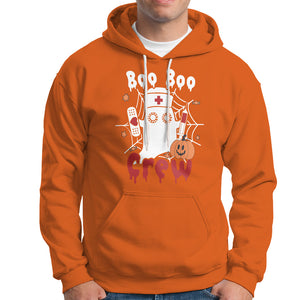 Halloween Nurse Hoodie Boo Boo Crew Nurse Ghost Halloween Costume Boo Sheet TS02 Printyourwear