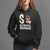 School Nurse Hoodie S Is For School Nursing RN Nurse Appreciation TS02 Black Printyourwear