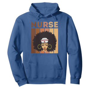 Black Nurse Hoodie Nurse Black Woman Magic Afro Melanin Queen Black History TS02 Royal Blue Printyourwear